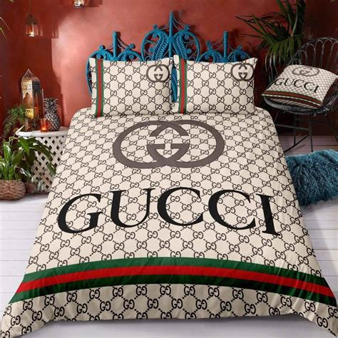 gucci inspired bed set|Gucci bed set.